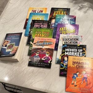 The Tuttle Twins Book Collection, books 1-5 and 7-12 plus Pink House